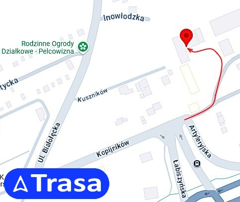 warsztat samochodowy Warszawa Bia�o��ka Opel Auto Serwis ul Kopijnik&oacute;w 13 Mechanika Pojazdowa (22)-498-99-39, 606-370-957, 604-996-460 mapa okolicy